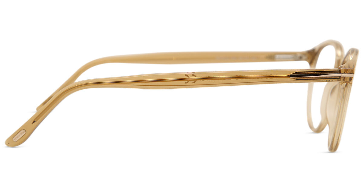 Tom Ford FT5524 045 Transparent Brown Frame Eyeglasses