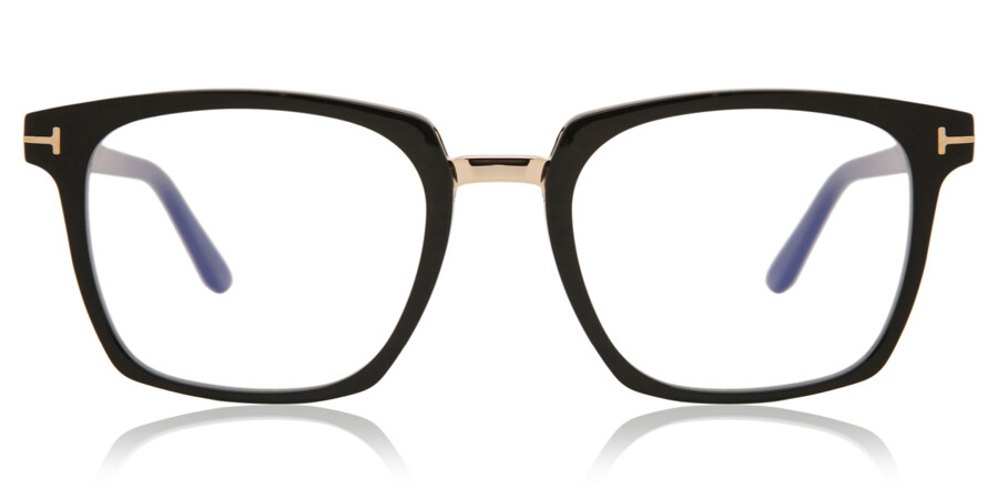 Tom Ford FT5523-B Blue-Light Block 001 Glasses Black | SmartBuyGlasses  Canada