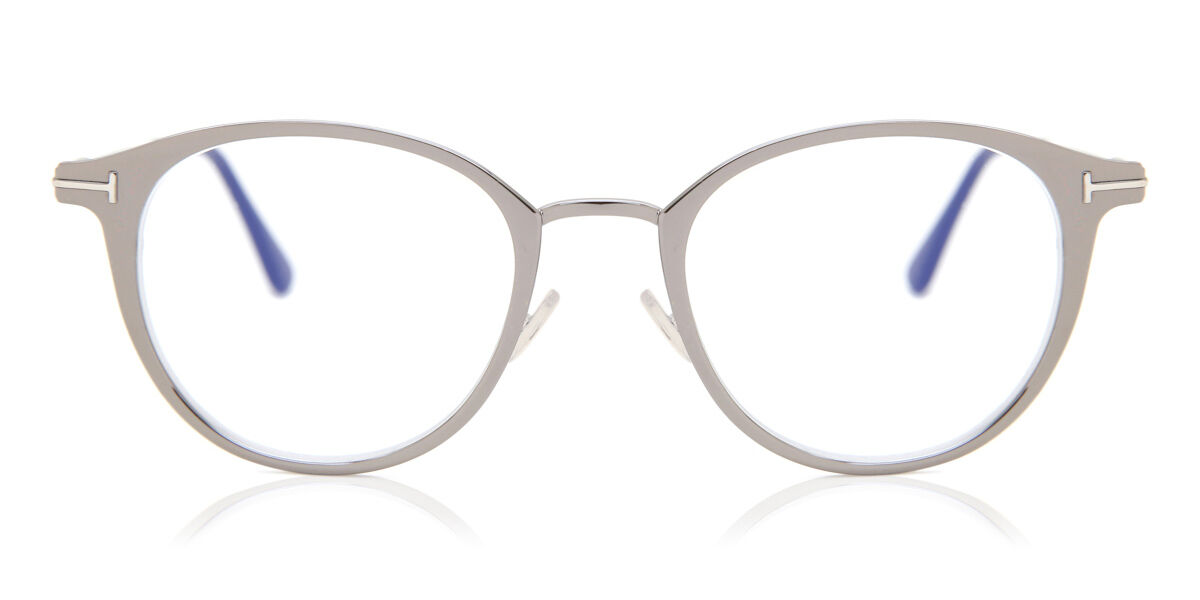 Tom Ford FT5528-B Blue-Light Block 009 Glasses Light Grey | VisionDirect  Australia