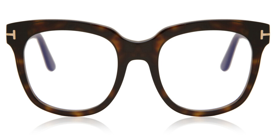 Tom Ford FT5537-B Blue-Light Block 052 Eyeglasses in Tortoiseshell |  SmartBuyGlasses USA