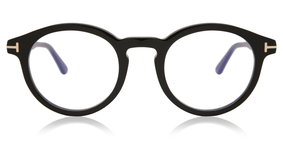 Tom Ford FT5529-B Blue-Light Block 001 Glasses Black | SmartBuyGlasses  Canada