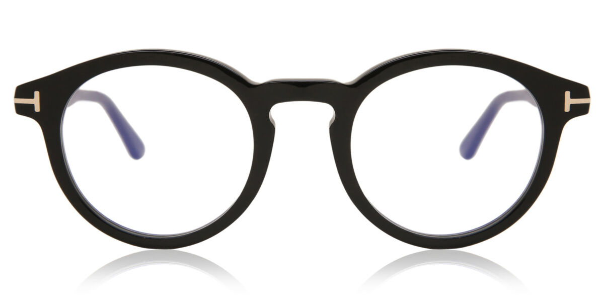 Tom Ford FT5529-B Blue-Light Block 001 Glasses Black | SmartBuyGlasses  Canada