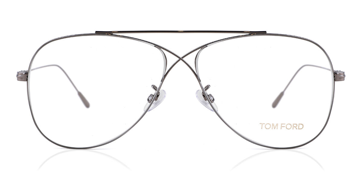 Tom Ford FT5531 014 Eyeglasses in Silver | SmartBuyGlasses USA