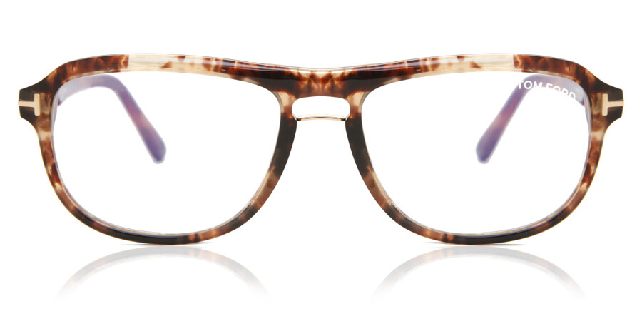 Tom Ford FT5538-B Blue-Light Block 054 Glasses Tortoiseshell |  SmartBuyGlasses Ireland