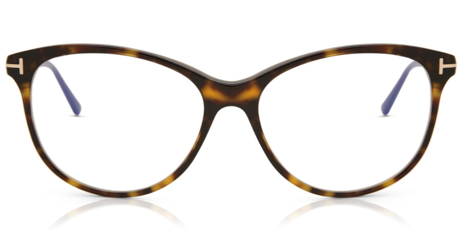 Tom Ford FT5544-B Blue-Light Block 052 Eyeglasses in Tortoiseshell |  SmartBuyGlasses USA