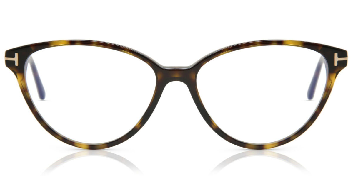 Tom Ford FT5545-B Blue-Light Block 052 Eyeglasses in Tortoiseshell ...