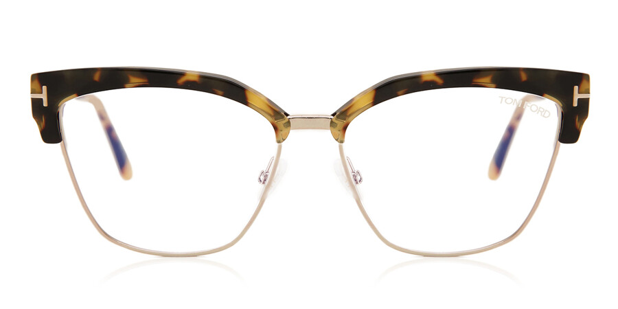 Tom Ford FT5547-B Blue-Light Block 056 Glasses Tortoiseshell |  SmartBuyGlasses Canada