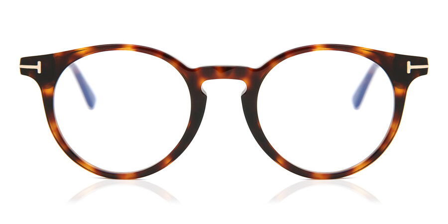 Tom Ford FT5557-B Blue-Light Block 052 Glasses Tortoiseshell |  SmartBuyGlasses Singapore