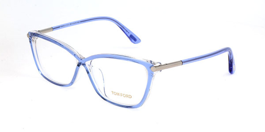 Tom Ford FT5375-F Asian Fit 086 Glasses Blue | SmartBuyGlasses UK