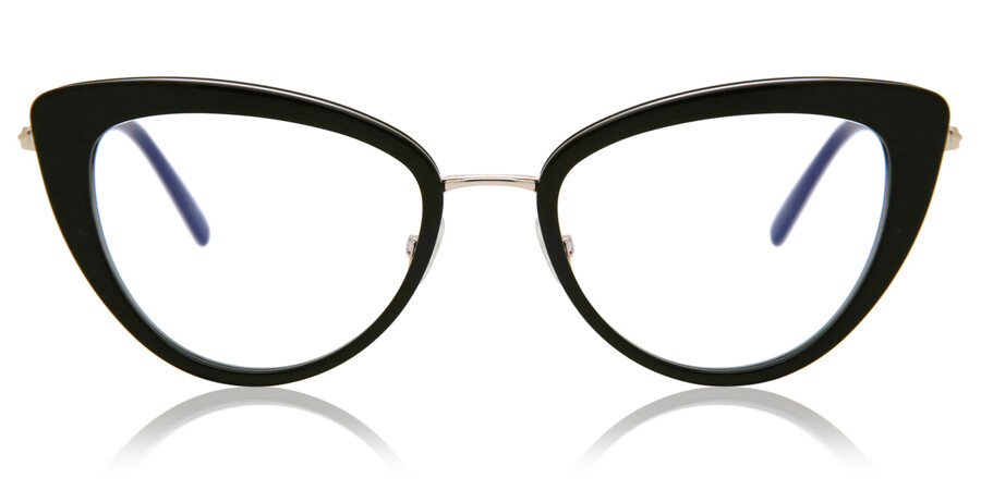 Tom Ford FT5580-B Blue-Light Block 001 Glasses Black | VisionDirect  Australia