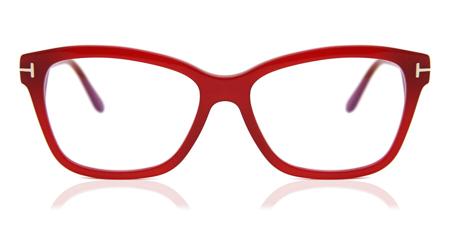 Tom Ford FT5597-B Blue-Light Block 075 Glasses Red | SmartBuyGlasses  Singapore