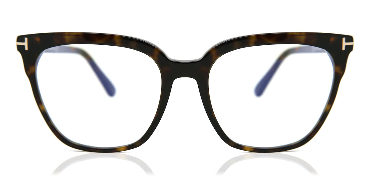 Tom Ford FT5599-B Blue-Light Block 052 Eyeglasses in Tortoiseshell |  SmartBuyGlasses USA