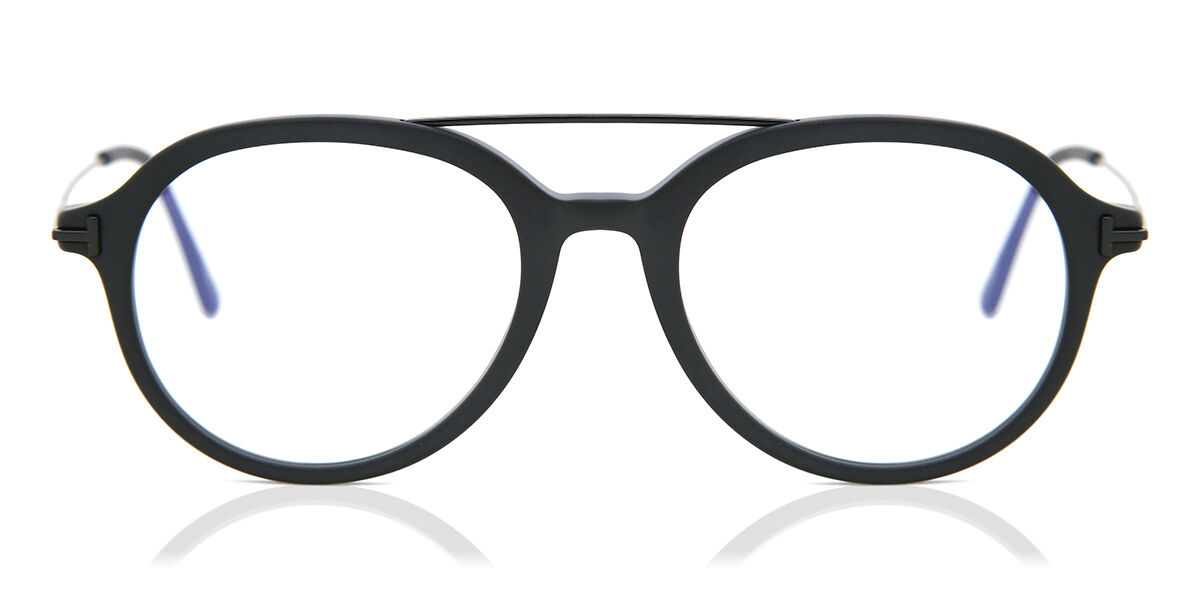 Tom Ford FT5609-B Blue-Light Block 002 Eyeglasses In Black ...