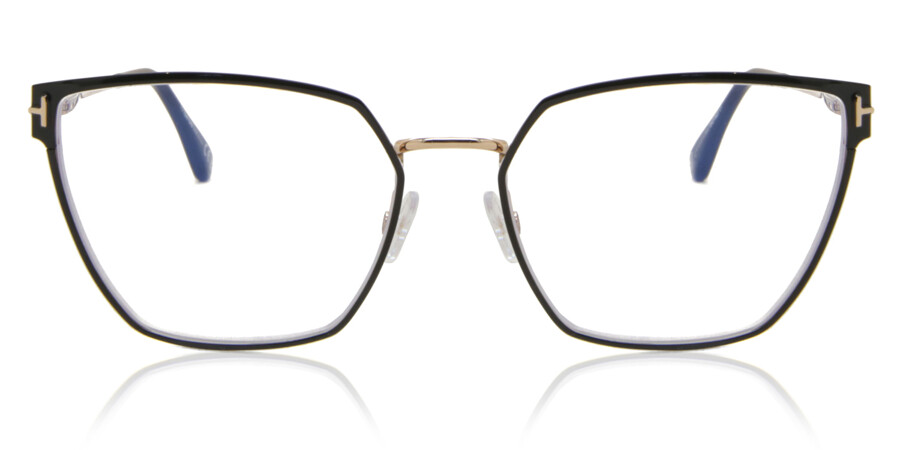 Tom Ford FT5574-B Blue-Light Block 001 Glasses Glossy Black |  SmartBuyGlasses UK