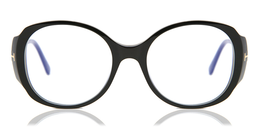 Tom Ford FT5620-B Blue-Light Block 001 Glasses Shiny Black | SmartBuyGlasses  UK