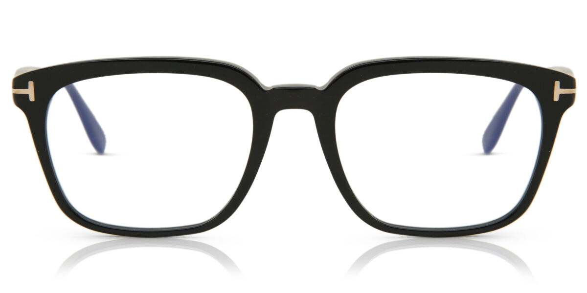 Tom Ford FT5626-B Blue-Light Block 001 Eyeglasses in Shiny Black |  SmartBuyGlasses USA