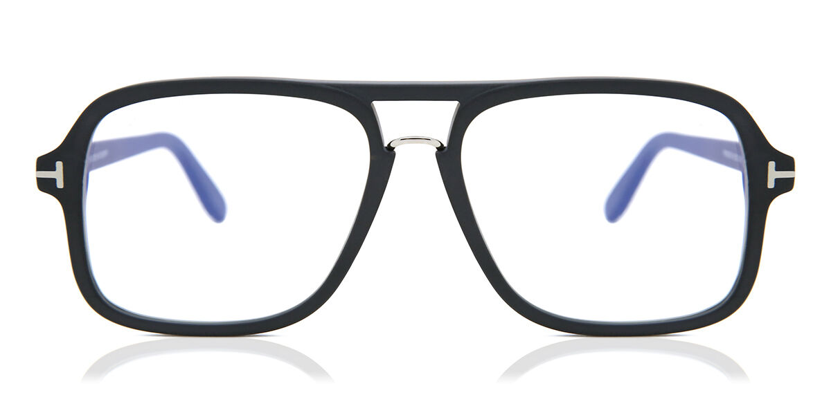 Tom Ford FT5627-B Blue-Light Block 002 Glasses Matte Black |  SmartBuyGlasses UK