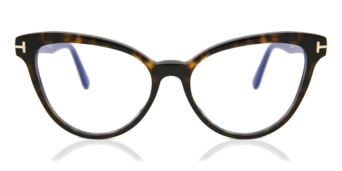 Tom Ford FT5639-B Blue-Light Block 052 Glasses Dark Havana | VisionDirect  Australia