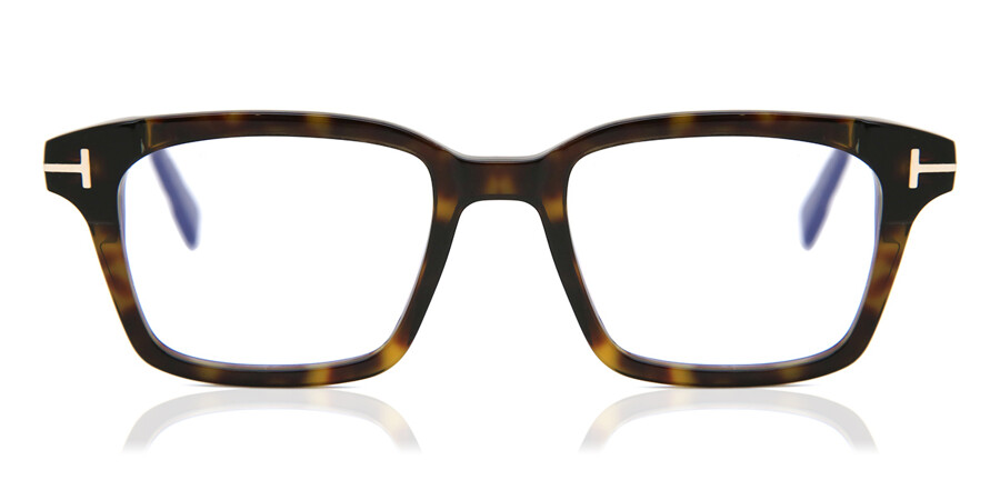 Tom Ford FT5661-B Blue-Light Block 052 Glasses Dark Havana |  SmartBuyGlasses UK