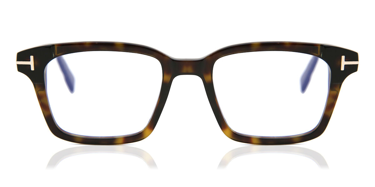 Tom Ford FT5661-B Blue-Light Block 052 Glasses Dark Havana | VisionDirect  Australia