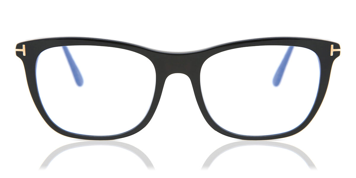 Tom Ford FT5672-B Blue-Light Block 001 Glasses Shiny Black |  SmartBuyGlasses India