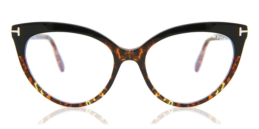 Tom Ford FT5674-B Blue-Light Block 005 Glasses Havana | VisionDirect  Australia