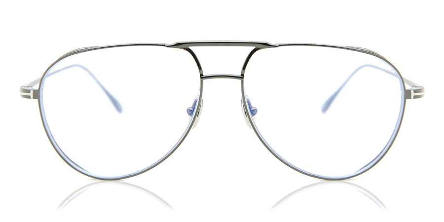 Tom Ford FT5658-B Blue-Light Block 008 Glasses Shiny Anthracite |  SmartBuyGlasses UK