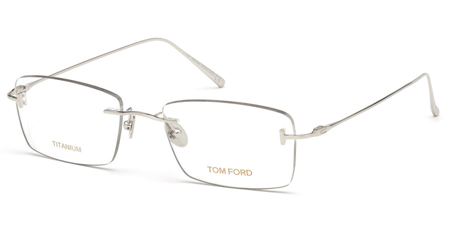 Tom Ford FT5678 018 Glasses Rhodium Shiny Silver | VisionDirect Australia