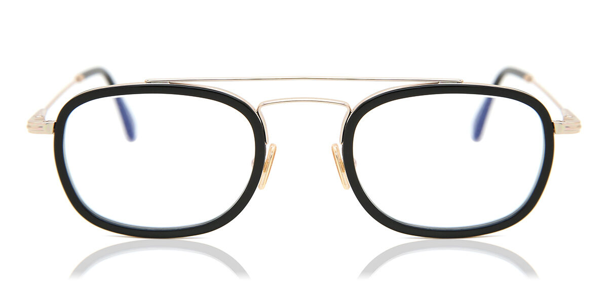 Tom Ford FT5677-B Blue-Light Block 001 Glasses Shiny Black/Gold |  SmartBuyGlasses Canada