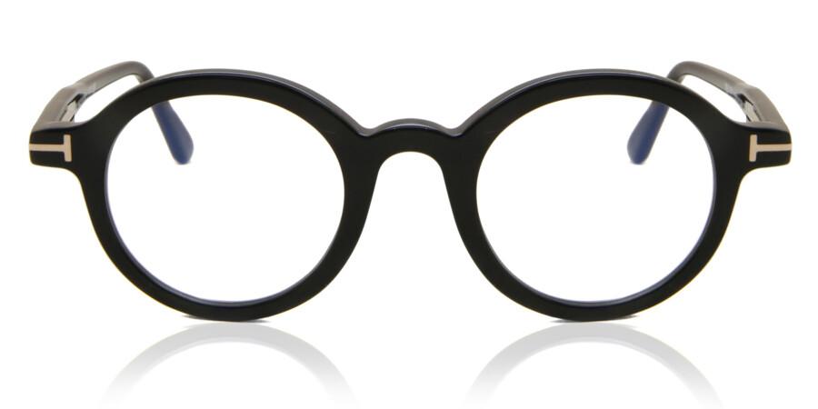 Tom Ford FT5664-B Blue-Light Block 001 Eyeglasses in Glossy Black |  SmartBuyGlasses USA