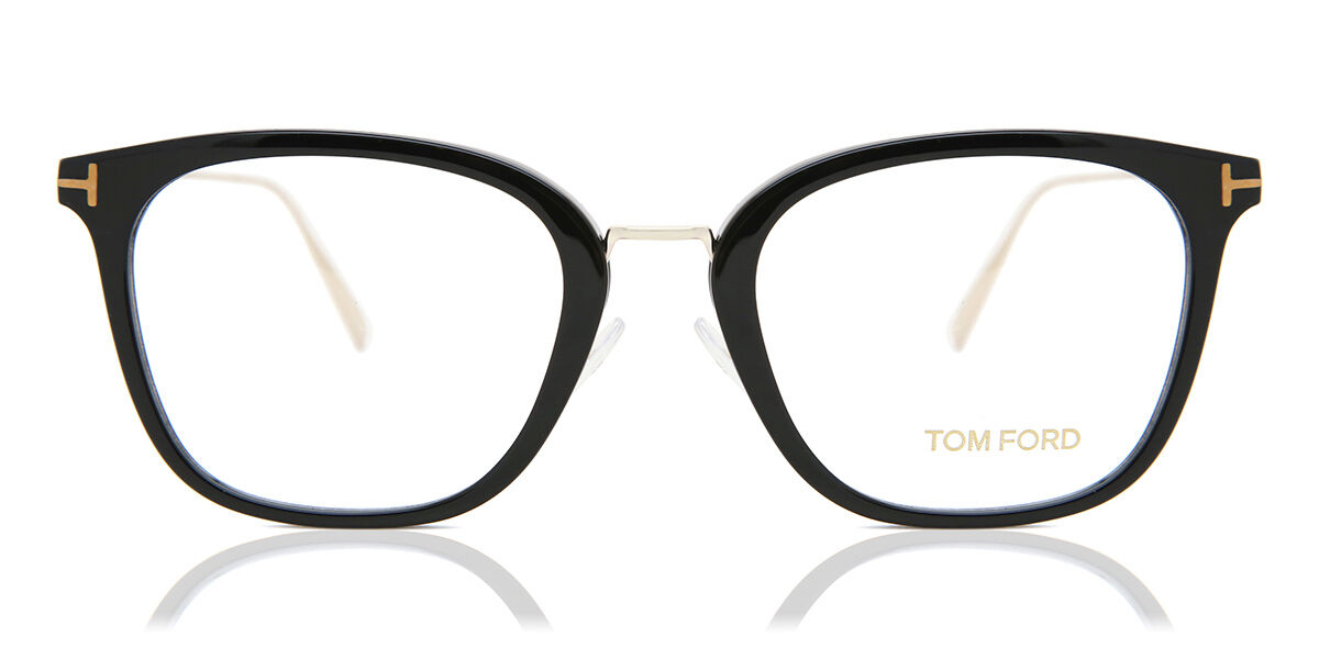 Tom Ford FT5570K Asian Fit 001 Eyeglasses in Black | SmartBuyGlasses USA