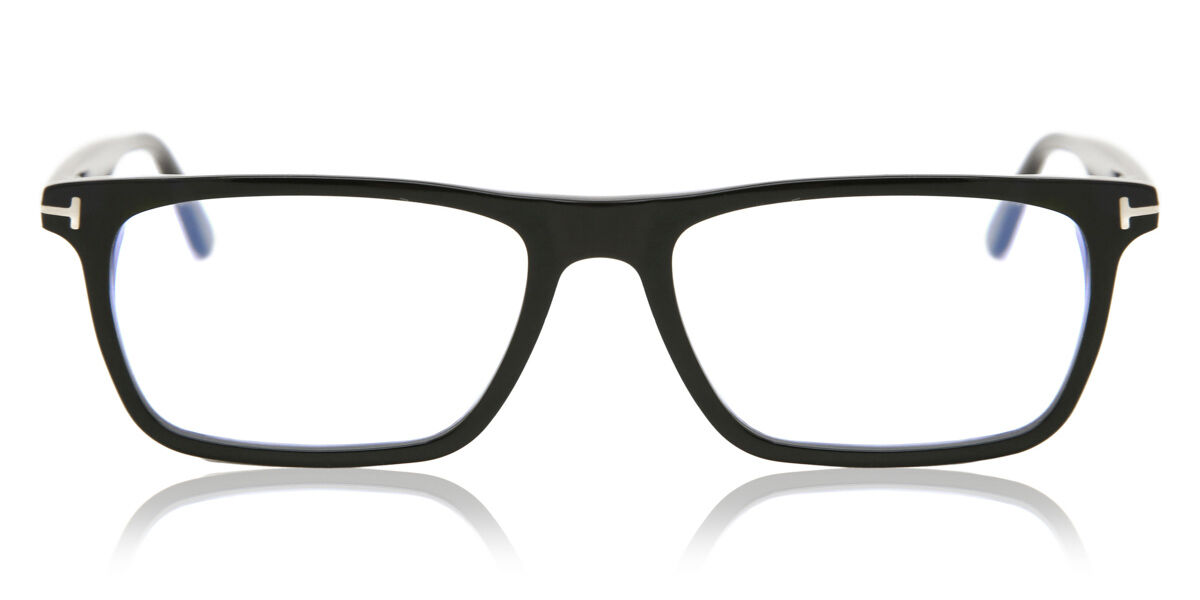 Tom Ford FT5681-B Blue-Light Block 001 Glasses Shiny Black |  SmartBuyGlasses UK