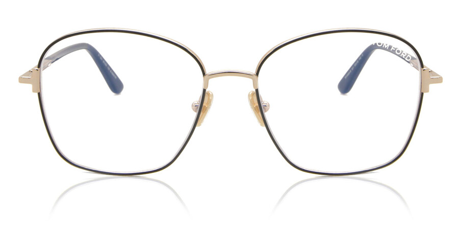 Tom Ford FT5685-B Blue-Light Block 001 Glasses Shiny Black | SmartBuyGlasses  UK