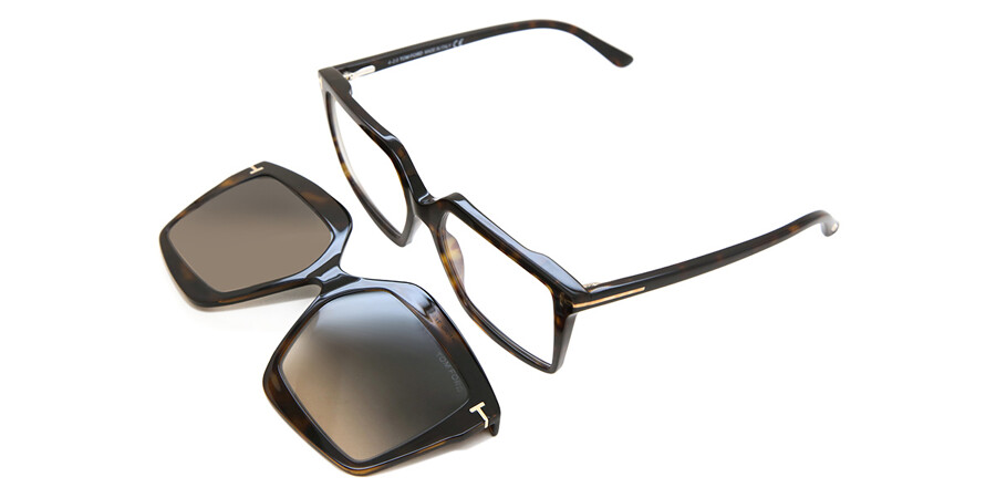 Tom Ford FT5689-B Blue-Light Block 052 Occhiali da Vista Tartarugato scuro  | SmartBuyGlasses Italia