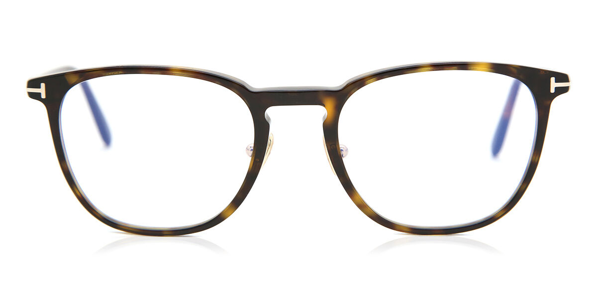 Tom Ford FT5700-B Blue-Light Block 052 Men's Eyeglasses Tortoiseshell Size 52 - Blue Light Block Available