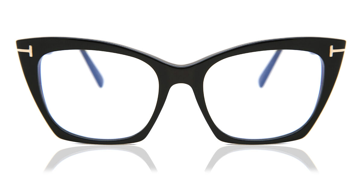 Tom Ford FT5709-B Blue-Light Block 052 Glasses Dark Havana ...