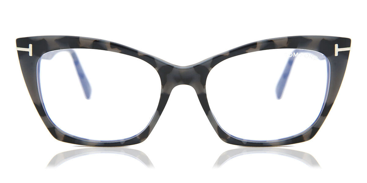 Tom Ford FT5709-B Blue-Light Block 056 Glasses Havana | VisionDirect  Australia