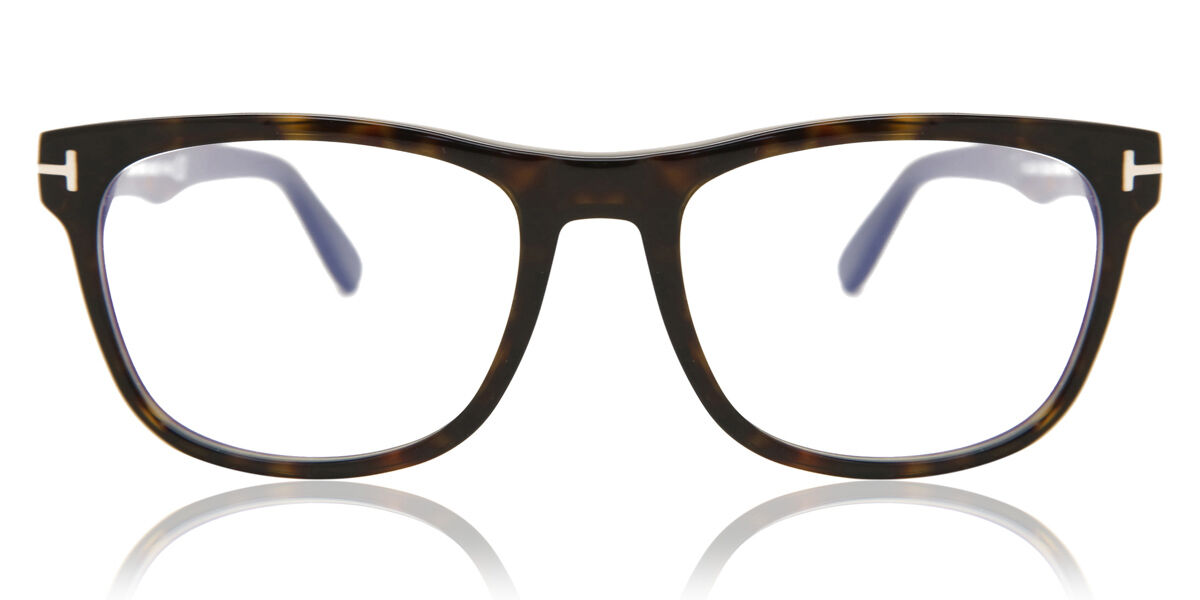 Tom Ford FT5662-B Blue Light Block 052 Glasses Havana | SmartBuyGlasses New  Zealand