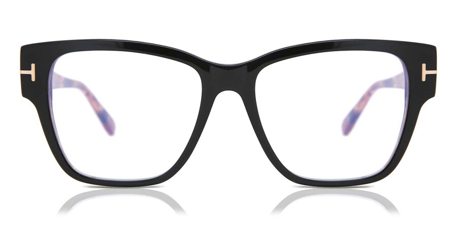 Tom Ford FT5745-B Blue-Light Block 005 Glasses Black Brown | VisionDirect  Australia