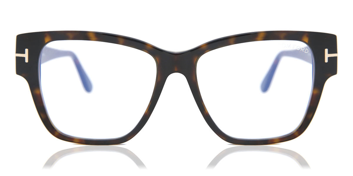 Tom Ford FT5745-B Blue-Light Block 052 Glasses Dark Havana |  SmartBuyGlasses New Zealand