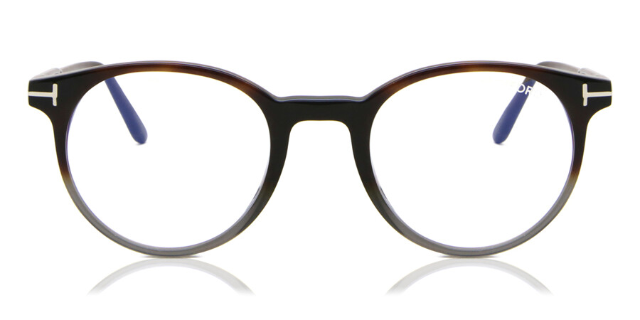 Tom Ford FT5695-B Blue-Light Block 056 Eyeglasses in Havana |  SmartBuyGlasses USA