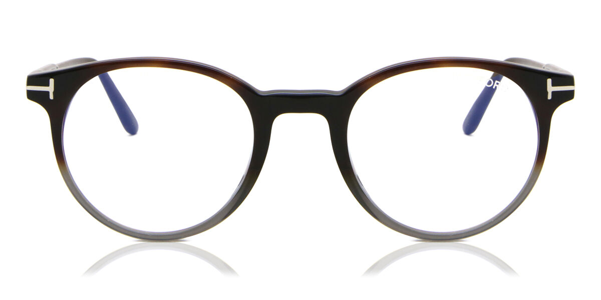 Tom Ford FT5695-B Blue-Light Block 056 Eyeglasses in Havana |  SmartBuyGlasses USA