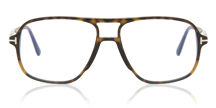 Tom Ford FT5737-B Blue-Light Block 001 Eyeglasses in Shiny Black |  SmartBuyGlasses USA