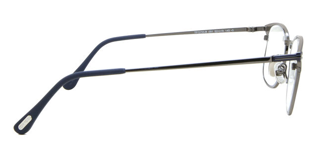 NEW TOM FORD FT5750-B/S 091 EYEGLASSES TF5750-B 091 BLUE WOMEN EYEWEAR NEW TOM FORD FT5750-B 091 Matte Blue/Shiny Dark Ruthenium  main image 4