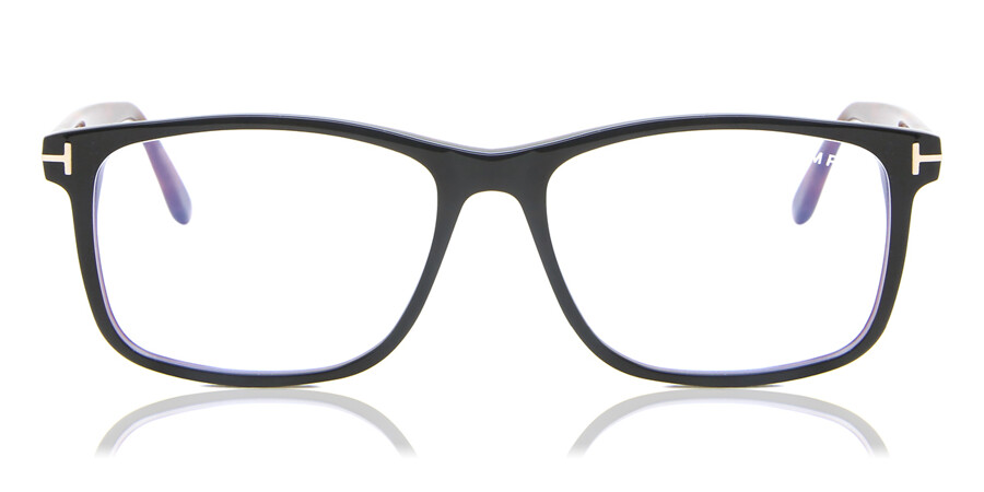 Tom Ford FT5752-B Blue-Light Block 005 Eyeglasses in Black |  SmartBuyGlasses USA