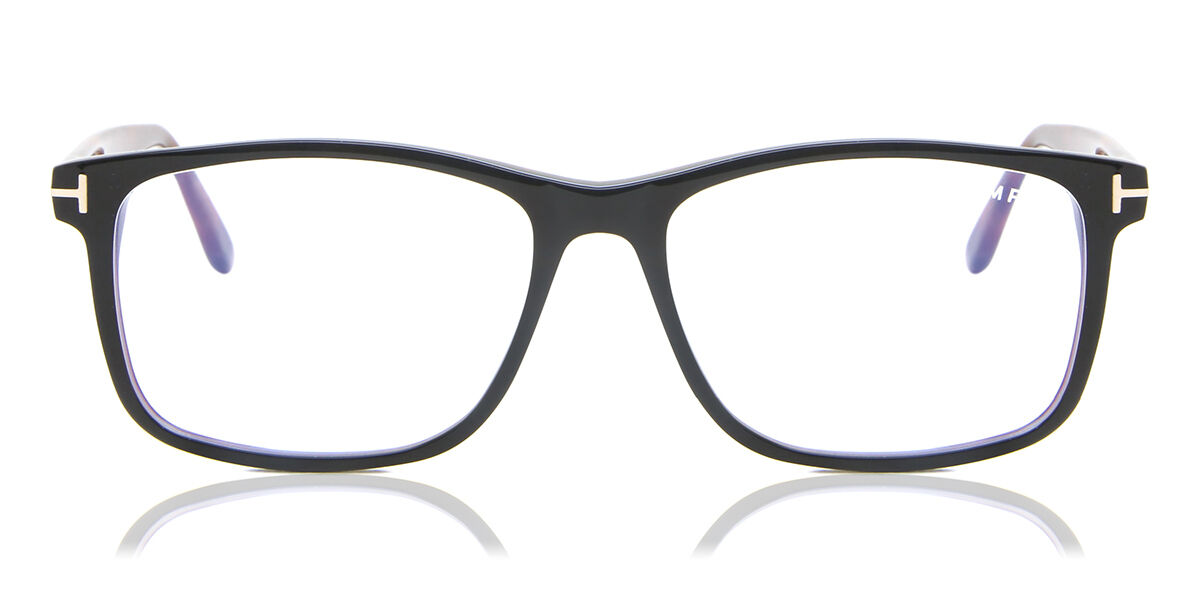 Tom Ford FT5752-B Blue-Light Block 005 Eyeglasses in Black |  SmartBuyGlasses USA