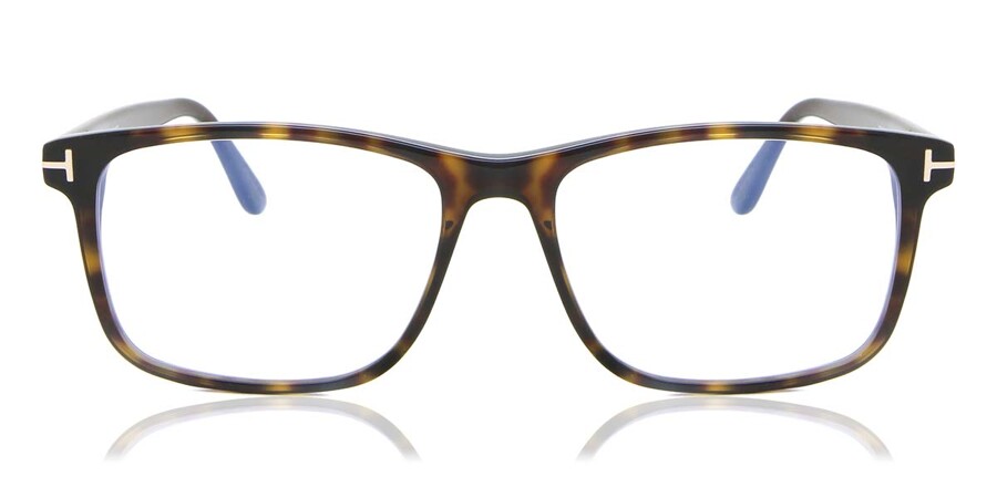 Tom Ford FT5752-B Blue-Light Block 052 Glasses Dark Havana |  SmartBuyGlasses UK