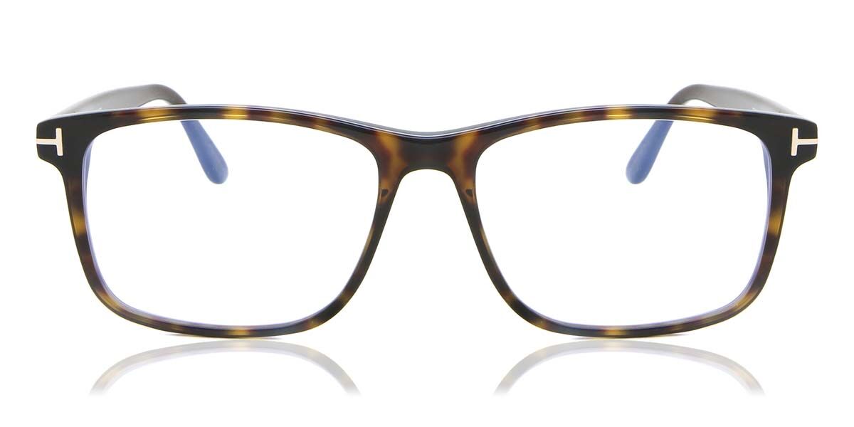 Tom Ford Ft5752 B Blue Light Block 052 Glasses Dark Havana Smartbuyglasses Uk