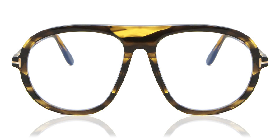 Tom Ford FT5755-B Blue-Light Block 055 Glasses Colorful Havana |  SmartBuyGlasses UK