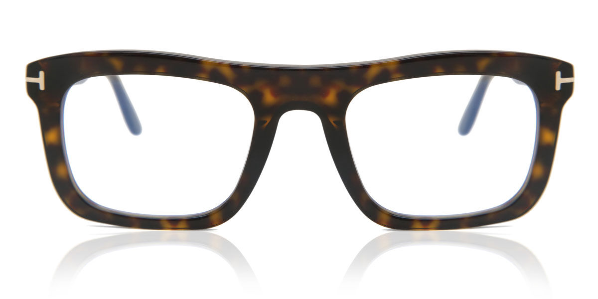 Tom Ford FT5757-B Blue-Light Block 052 Glasses Dark Havana | VisionDirect  Australia